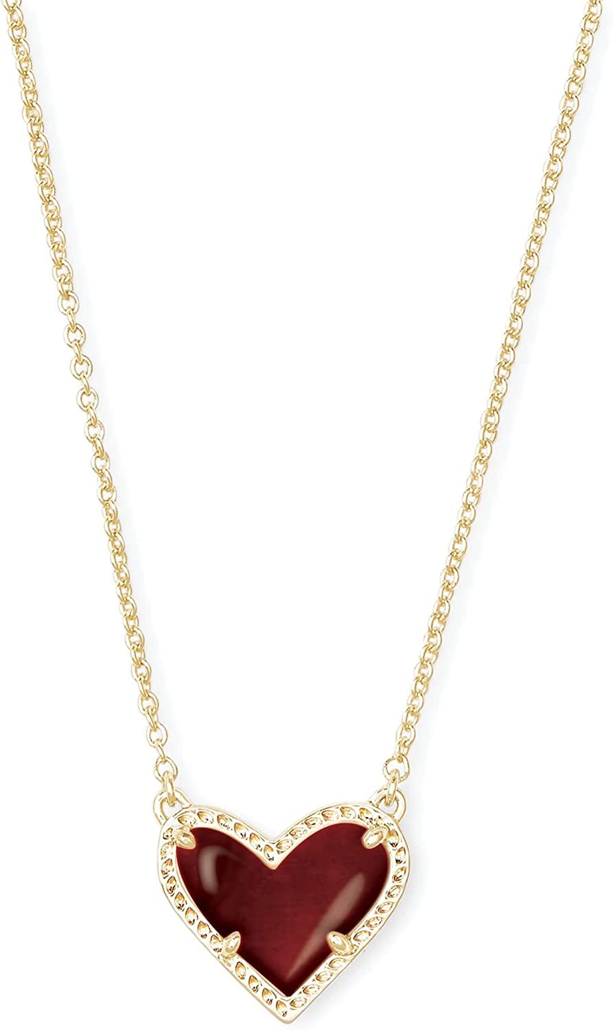 Kendra Scott Ari Heart Adjustable Length Pendant Necklace for Women, Fashion Jewelry - Image 1
